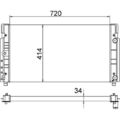 Mahle CR 1533 000S Kühler Motorkühlung für VW TRANSPORTER 70B 70C 7DB 7DK 70J