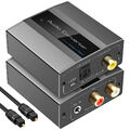 VEDINDUST Analog zu Digital Audio Konverter Analog Digital Wandler R/L RCA 3,5 m