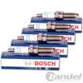 4x BOSCH ZÜNDKERZEN passend für ALFA ROMEO 33 75 146 FIAT 125 FORD ESCORT II