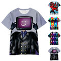 Kinder Skibidi Toilet TV Man Kurzarm T-Shirt Jungen Mädchen Sommer Bluse Tops◈