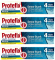 Protefix Extra-Stark 4 x 47g neutrale Haftcreme ohne Farb und Geschmacksstoffe