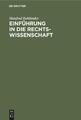 Manfred Rehbinder | Einführung in die Rechtswissenschaft | Buch | Deutsch (1991)