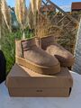 UGG Boots Ultra Mini Plateau Stiefel Gr.39 🌲NEU Lammfell Schuhe Winter Chestnut