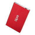 Bipra 320 GB 2,5 tragbare externe Festplatte USB 2.0 - ROT FAT32 Format