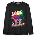 Trolls Love Always Regenbogen Farben Kinder Langarmshirt