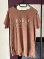 T-Shirt Paris für Frauen/Mädchen Gr. L  braun Amisu