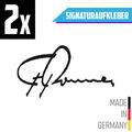 Vinyl-Sticker "Ferdinand Porsche Signatur" (2-er Set) f. 911 912 991 964 993 992