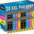 20x TINTE PATRONEN für EPSON Stylus S22 SX125 SX130 SX230 SX235W SX430 SX445