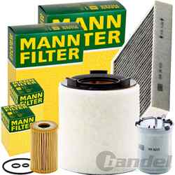 MANN FILTER INSPEKTIONSPAKET passend für 1.6TDI VW POLO 6R AUDI A1 IBIZA 4 FABIA