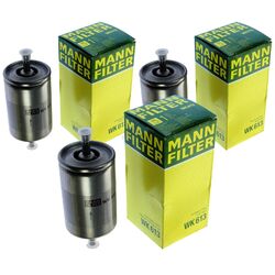 3x Original MANN-FILTER Kraftstofffilter WK 613 Fuel Filter