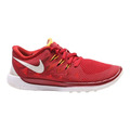 Nike Free 5.0 Sneaker Turnschuhe rot synthetisch 644428-600 Mädchen UK 5