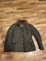 Peuterey Daunen Jacke Braun It 46 Dt 42 Fell Kragen 