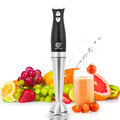 700W Multi-functional Stabmixer Edelstahl Mixstab Pürierstab Hand Blender 2-Gang