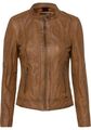 Maze Damen Lammnappa Lederjacke, Cognac, Gr.XS