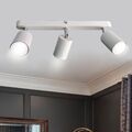 LED Deckenlampe Spot Strahler GU10 3-flammig Deckenleuchte Wohnzimmer Flurlampe