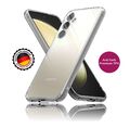 Hülle für Samsung S24 S23 A55 A54 A52 A25 A15 A14 Bumper transparent TPU Silikon