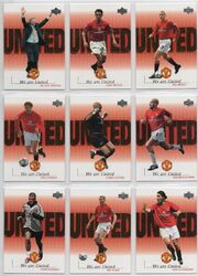 Manchester United Upper Deck 2001: We Are United 14 Card Chase Set #U1-U14