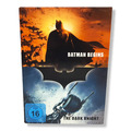 Batman Begins The Dark Knight 2 DVD Film Collection Box Pappschuber Bale Caine