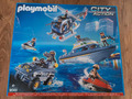 Playmobil City Action 9043 Polizei, Boot, Hubschrauber, Schiff, Einsatz