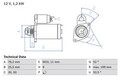 BOSCH Anlasser Starter 0 986 020 890 +68.41€ Pfand M10x1.5 für BMW 3er E90 1er