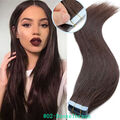 40Stück Tape in Extensions 100% Remy Echthaar DICK Haarverlängerung Skin Weft DE