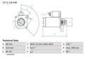 BOSCH 0 986 018 860 Starter passend für NISSAN OPEL RENAULT