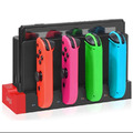 Joy Con Ladestation 4in1 JOY-CON Ladedock Ladegerät NEU für Nintendo Switch/Oled