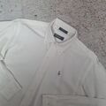 Ralph Lauren OXFORD HEMD HERREN UNI SMALL MADE IN USA - Weiß - Größe 20