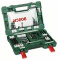 BOSCH V-Line Box, Bohrer- und Bit-Set, 68-teilig, Klappmesser, Magnetstab