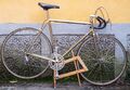 Bici corsa De Franceschi ORO 55,5 Campagnolo Record road bike Gold Cromovelato