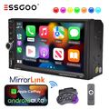 7 Zoll Autoradio MP5 Player Wireless Apple Carplay Android Auto Radio USB 2 DIN