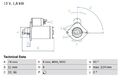 BOSCH 0 986 021 230 Starter für BMW