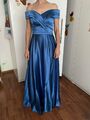 Abendkleid Ballkleid Coctailkleid Abikleid Damenkleid in Blau 36 s