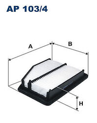 FILTRON AP103/4 Luftfilter für CIVIC 1.8 09.11-12.16 HONDA