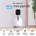 Blink Mini Pan-Tilt Camera | Bewegliche Plug-In-Überwachungskamera Für Innen NEU