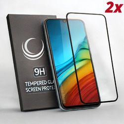 2x Panzerfolie für Xiaomi Redmi Note Displayschutz Full Screen Premium Glas