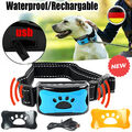 3in1 Anti Bell Hundehalsband Erziehungshalsband Hundetrainer Vibration Halsring