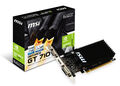 MSI NVIDIA GeForce GT710 2 GB DDR3 VGA HDMI DVI PCI-E LP Grafikkarte passiv