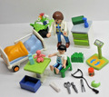 Kind im Krankenzimmer  Krankenschwester Krankenhaus + Rettung  Figur + Playmobil