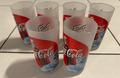 6 x Always Coca Cola Glas mit Eisbären - 0,3 l Milchglas Retro Vintage 80s 80er