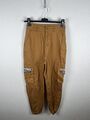 Adidas Hose Cargo Dunkelbraun GRÖSSE XS Frau Frauen Hose Side Pockets