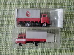 2 x DDR Feuerwehrfahrzeuge von s.e.s 1:87 und Zugabe !