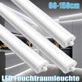 60/120/150cm Eco LED Wannenleuchte Deckenleuchte Feuchtraumlampe Werkstatt Röhre