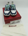 BALLY Damen Marineblau Lila Multicolor Stoff mit Leder  Sportschuh Gr. 36