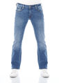 Mustang Herren Jeans Oregon Bootcut Jeanshose Denim Stretch Blau 99% Baumwolle