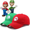 Super Mario Bros Luigi Baseballmützen Kinder Herren verstellbare Kappe Geschenk