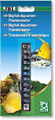 JBL Aquarium Thermometer Digital Klebethermometer zum außen Aufkleben