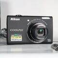 [Mint] Nikon Coolpix S6200 16,0MP 10x Digital Camera Black, Original Pack, 32Gb