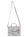 Ted Baker Henkeltasche, grau, Blumenmuster, elegant