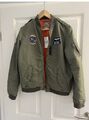 POLO RALPH LAUREN L2 Bomber Army Pilot Jacket Bomberjacke GrXL 18-20 Jahre